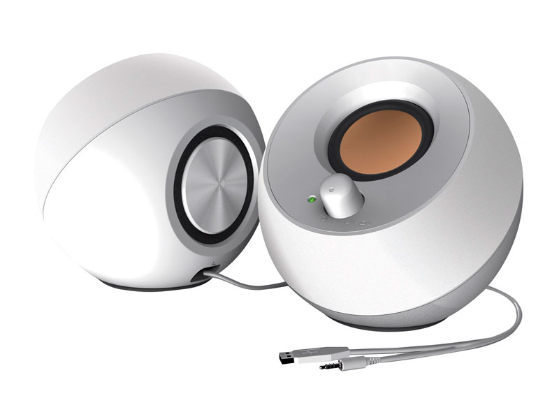 PARLANTE CREATIVE PEBBLE 2.0 USB WHITE 51MF1680AA001