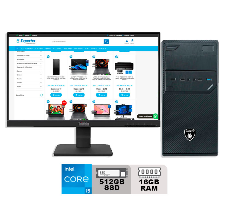 PC Armada I5-12400/ 16GB/ SSD512GB/ FREE