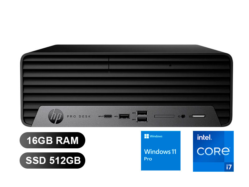 PC HP PRODESK 400 SFF/ I7-13700/ 16GB/ SSD512GB/ W11P/ 8C1W9LT
