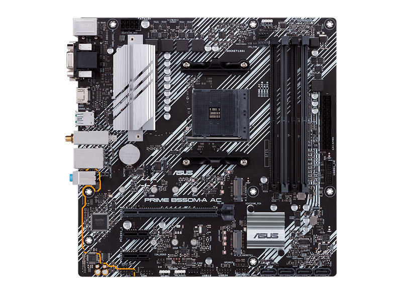 PLACA ASUS PRIME AMD B550M-A AC SVL DDR4 AMD AM4