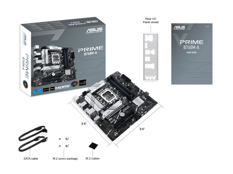 PLACA ASUS PRIME B760M-A LGA1700 DDR5