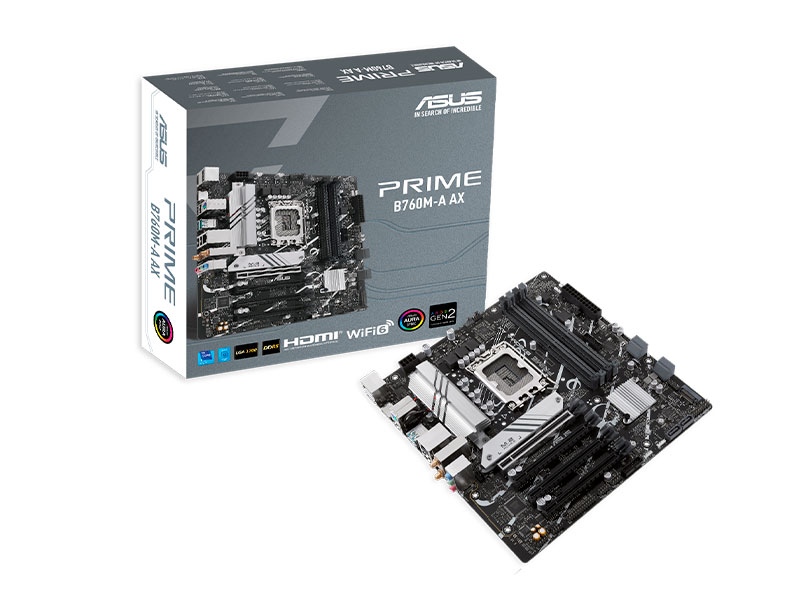 PLACA ASUS PRIME B760M-A AX  WIFI6 LGA17000 DDR5
