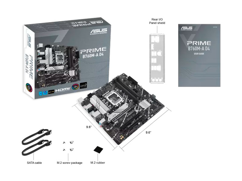 PLACA ASUS PRIME B760M-A D4  LGA17000 DDR4