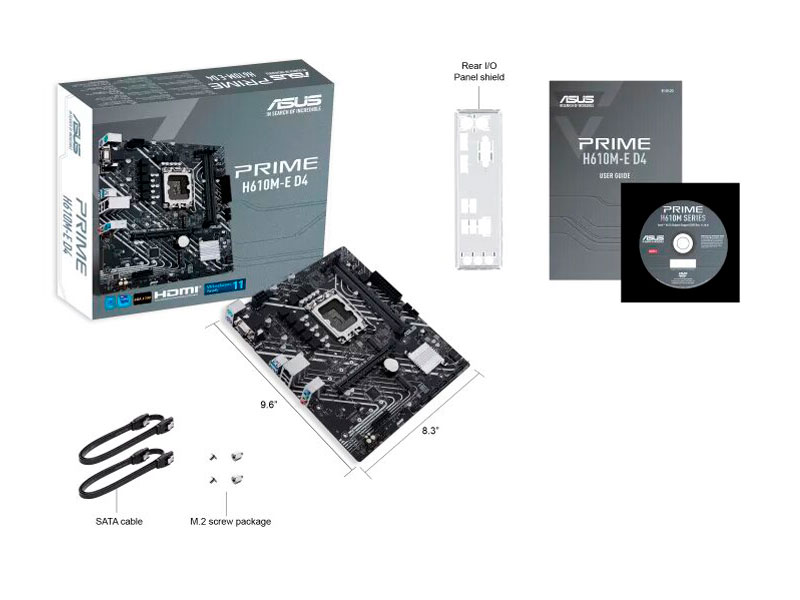 PLACA ASUS PRIME H610M-E DDR4 LGA1700