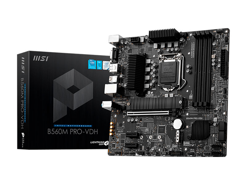 PLACA MSI B560M-PRO-VDH LGA1200  DDR4 128GB 5066MHZ HDMI VGA DP