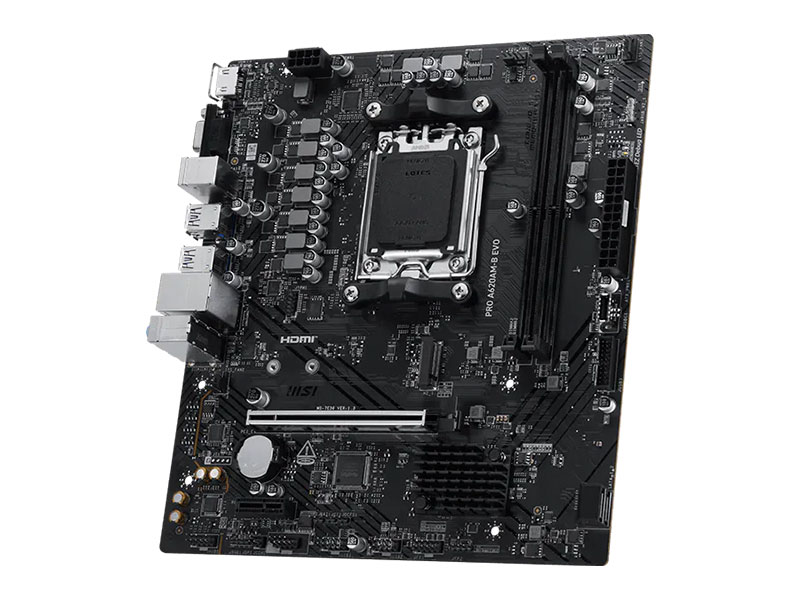 PLACA MSI PRO A620AM-B EVO AMD A620A AM5 HDMI/VGA MATX