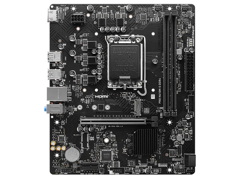 PLACA MSI PRO H610M-S LGA 1700 mATX DDR4