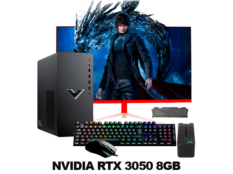 PROMO PC GAMER I5-13400F/ 16GB/ 512GB SSD/ RTX 3050 8GB + MONITOR Y TECLADO