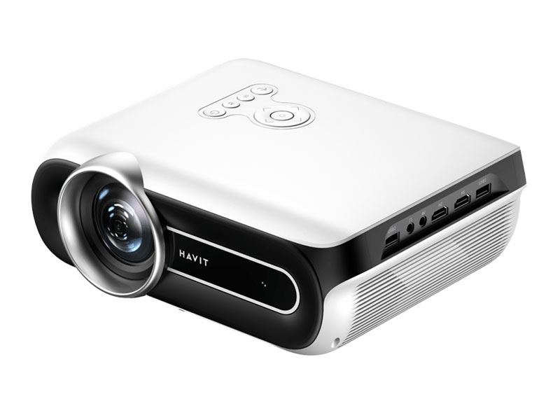PROYECTOR HAVIT PJ209A PRO BLANCO 12000 LUM 4K FHD