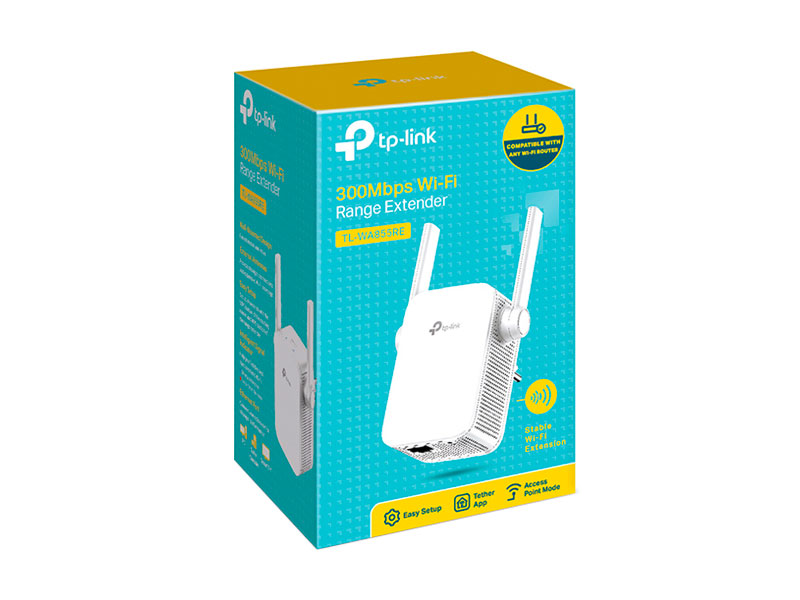 REPETIDOR TP-LINK TL-WA855RE WIRELESS N WALL PLUG 300 MBPS