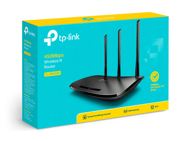 ROUTER TP-LINK  TL- WR940N 450MBPS