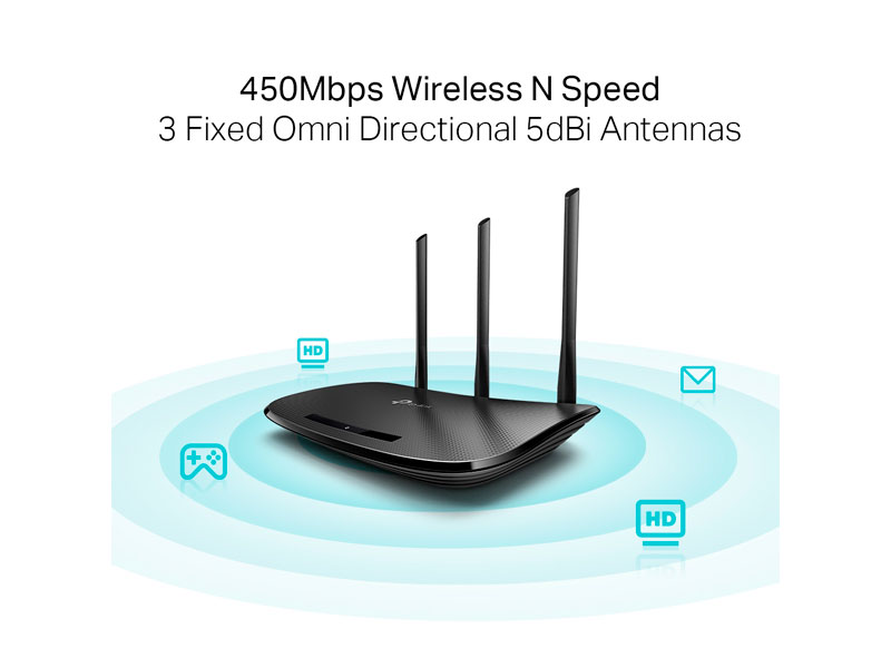 ROUTER TP-LINK  TL- WR940N 450MBPS