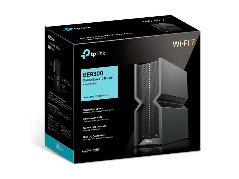 ROUTER TP-LINK ARCHER BE550 TRI BANDA BE9300 WI-FI 7