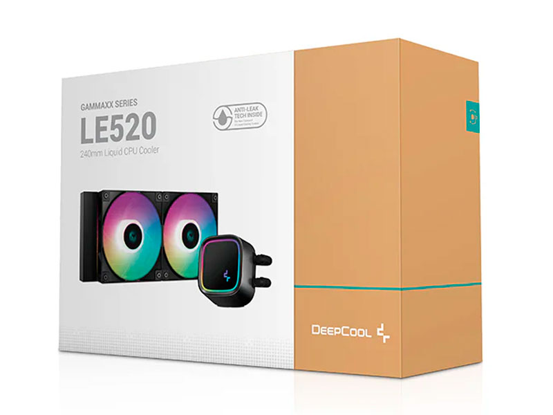 SISTEMA DE ENFRIAMENTO LIQUIDO DEEPCOOL LE520 ARGB 2 VENTILADORES