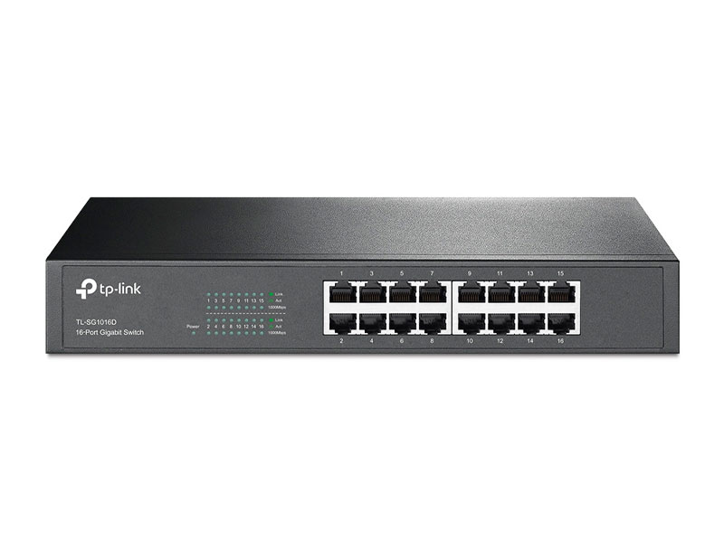 SWITCH TP-LINK 16PORT 10/100/1000 GIBABIT TL-SG1016