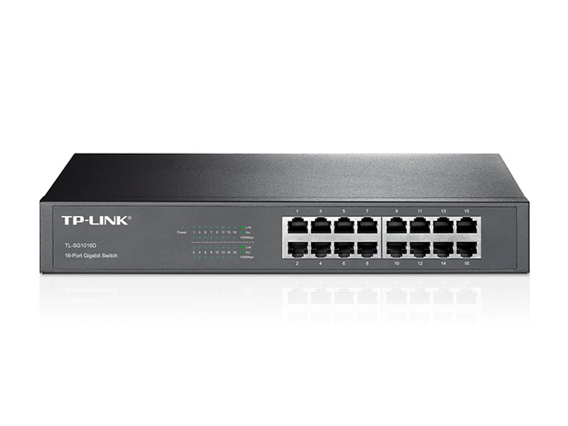 SWITCH TP-LINK 16PORT 10/100/1000 GIBABIT TL-SG1016