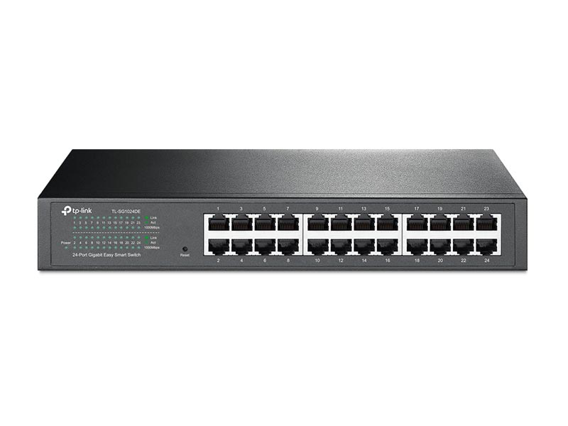 SWITCH TP-LINK 24PORT GIGABIT Easy Smart 10/100/1000 TL-SG1024DE METALICO