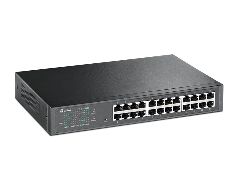 SWITCH TP-LINK 24PORT GIGABIT Easy Smart 10/100/1000 TL-SG1024DE METALICO