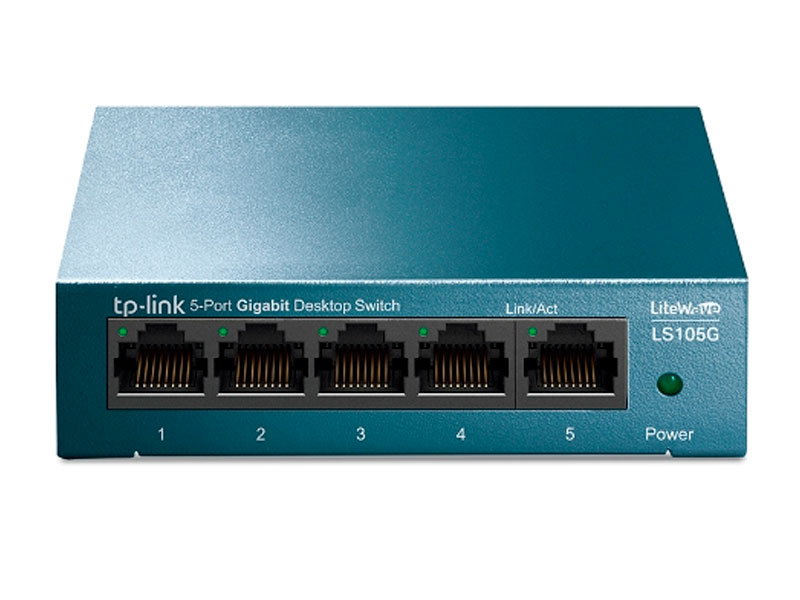SWITCH TP-LINK 5PORT 10/100/1000 Mbps LS105G