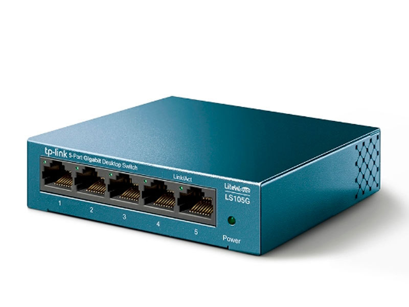 SWITCH TP-LINK 5PORT 10/100/1000 Mbps LS105G