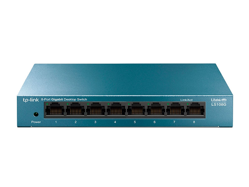 SWITCH TP-LINK 8PORT 10/ 100/ 1000 Mbps LS108G ACERO