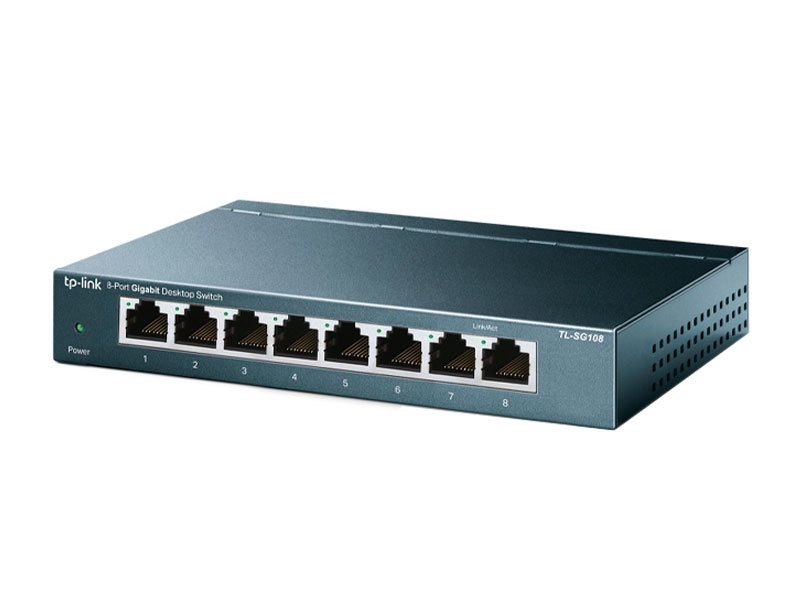 SWITCH TP-LINK TL-SG108  GIGABIT 8PTOS 