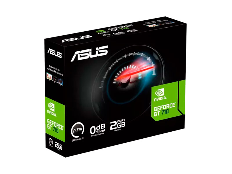 TARJETA DE VIDEO ASUS NVIDIA GEFORCE G T710  2GB SL DDR3 EVO