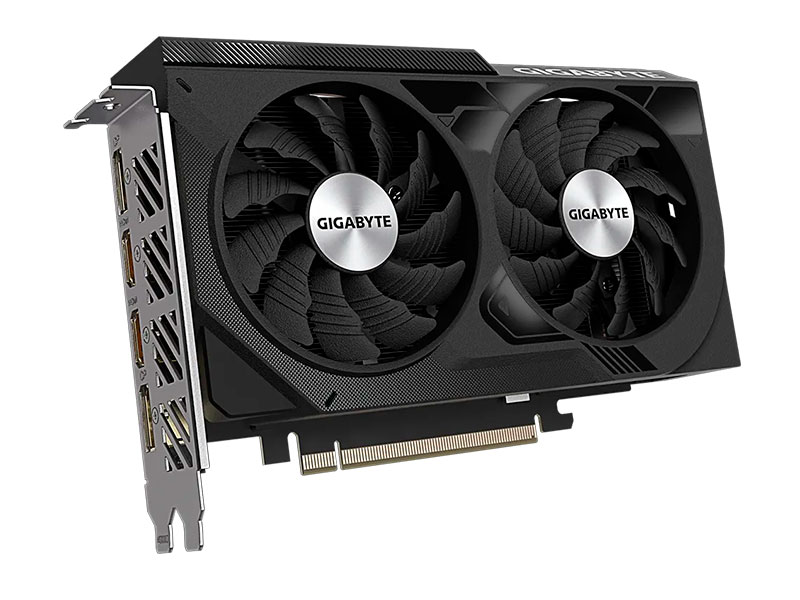 TARJETA DE VIDEO GIGABYTE GEFORCE RTX4060 8GB WINDFORCE OC GDDR6 GV-N4060WF2OC-8GD-G10