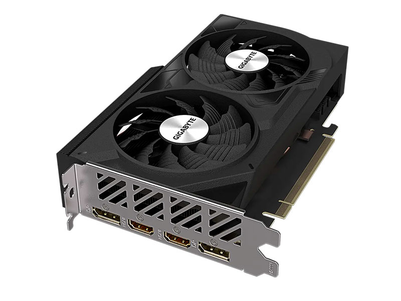 TARJETA DE VIDEO GIGABYTE GEFORCE RTX4060 8GB WINDFORCE OC GDDR6 GV-N4060WF2OC-8GD-G10
