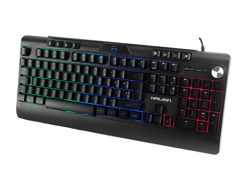 TECLADO GAMER HALION OPTIMUS HA-K807 RAINBOW