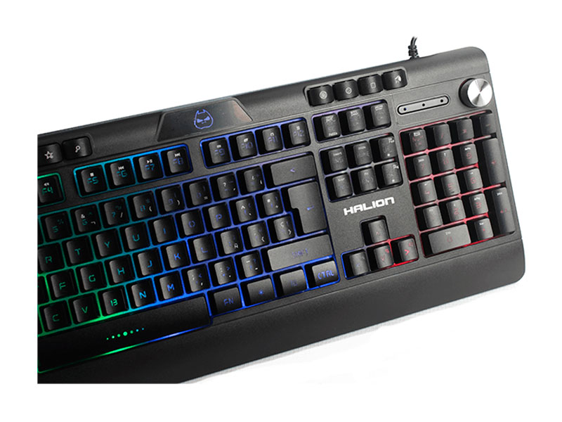 TECLADO GAMER HALION OPTIMUS HA-K807 RAINBOW