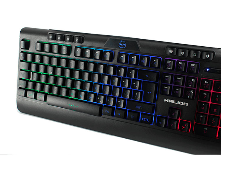 TECLADO GAMER HALION OPTIMUS HA-K807 RAINBOW