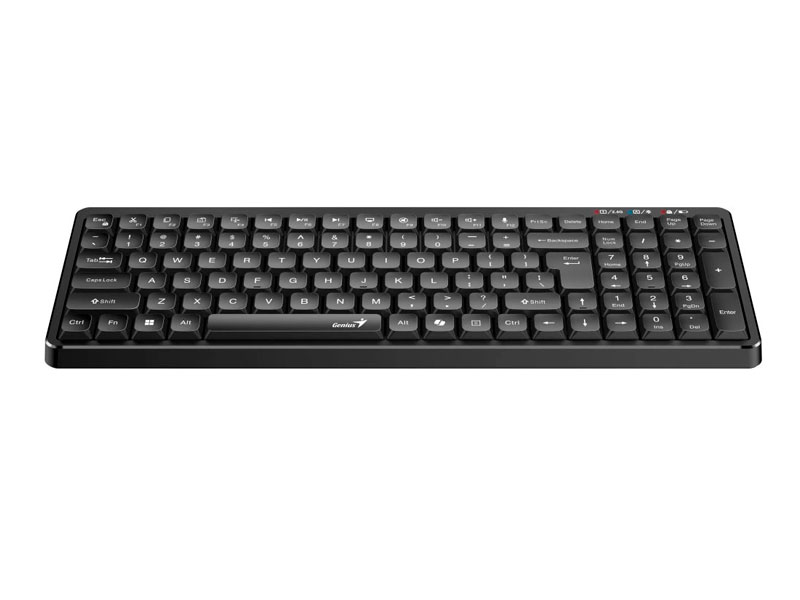 TECLADO GENIUS Q7100BT AI COPILOT WIRELESS  BLACK 31320005401