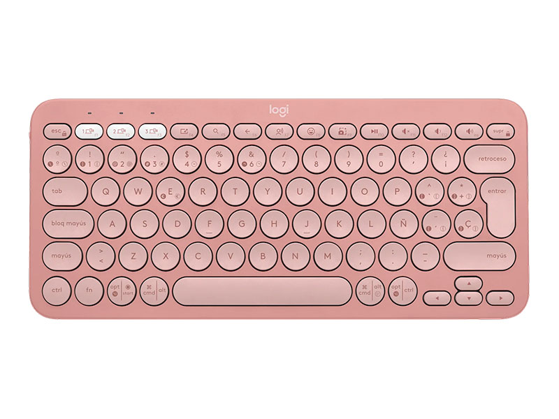 TECLADO LOGITECH PEBBLE 2 K380S BT/ WIRELESS SP PINK 920-011785