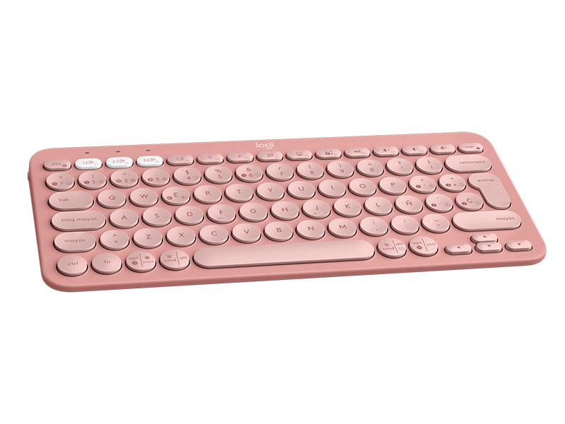 TECLADO LOGITECH PEBBLE 2 K380S BT/ WIRELESS SP PINK 920-011785