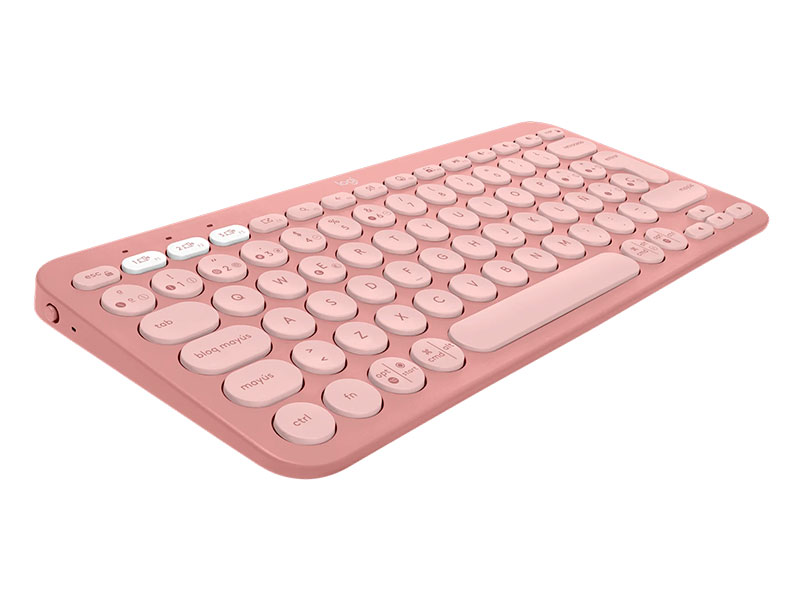 TECLADO LOGITECH PEBBLE 2 K380S BT/ WIRELESS SP PINK 920-011785