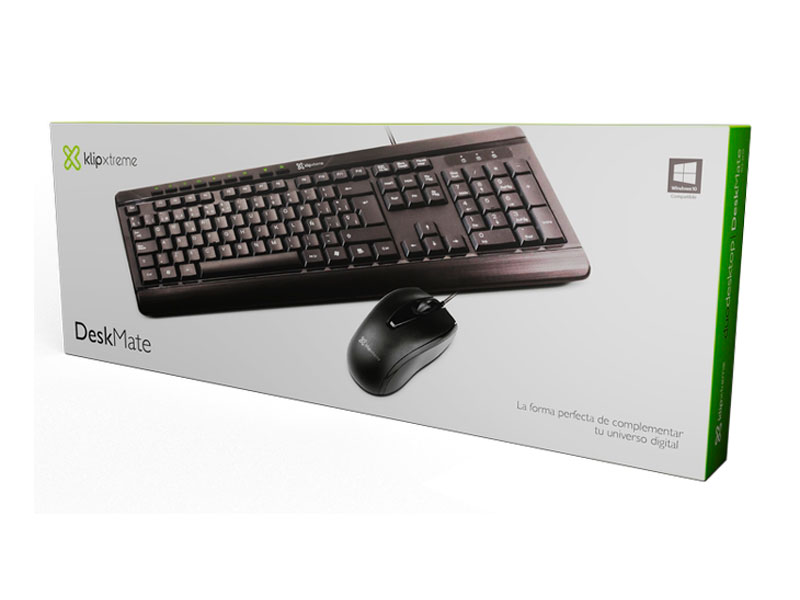 TECLADO Y MOUSE KLIPX KCK-251S WIRED USB