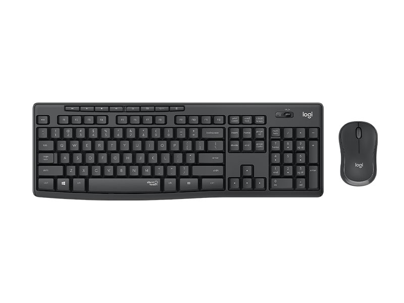 TECLADO Y MOUSE LOGITECH MK295 SILENT BLACK WIRELESS