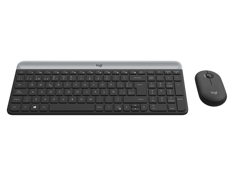 TECLADO Y MOUSE LOGITECH SLIM MK470 WIRELESS / BLACK