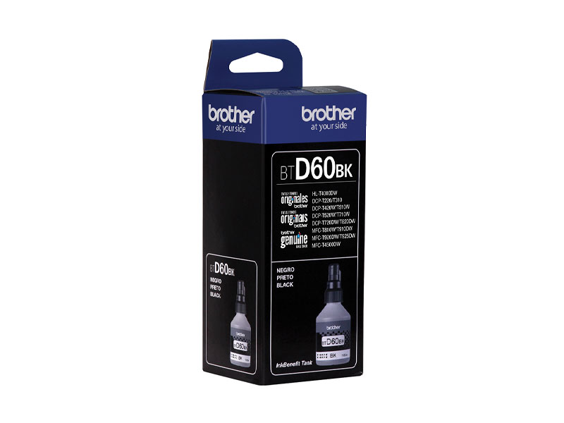 TINTA BROTHER BTD60BK P/T310/T510/T710 BLACK