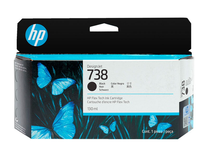 TINTA HP 498N4A (738) BLACK P/ DJ T850/ T950 130ML