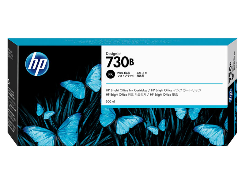 TINTA HP P2V73A (730) PHK OTO BLACK P/ DESIGNJET INK 300M
