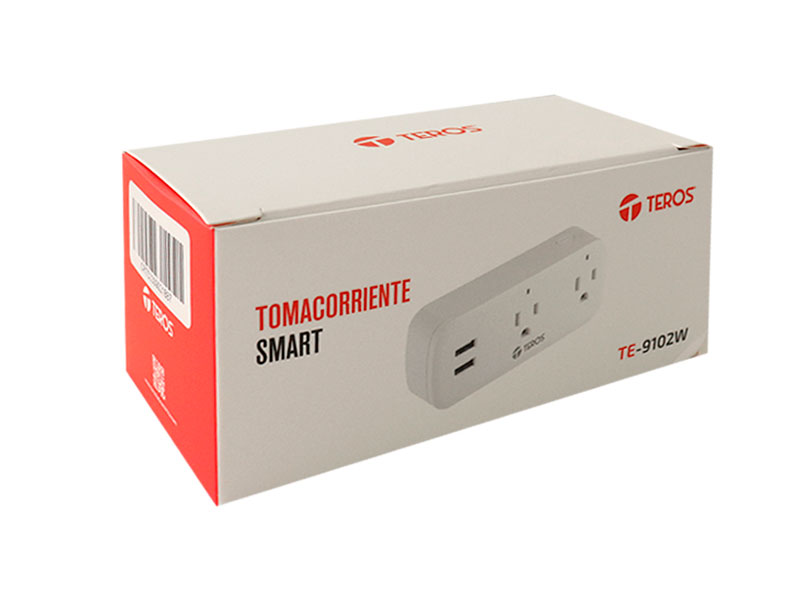 TOMACORRIENTE SMART TEROS TE-9102W 2 TOMAS 2 USB  WIRELESS