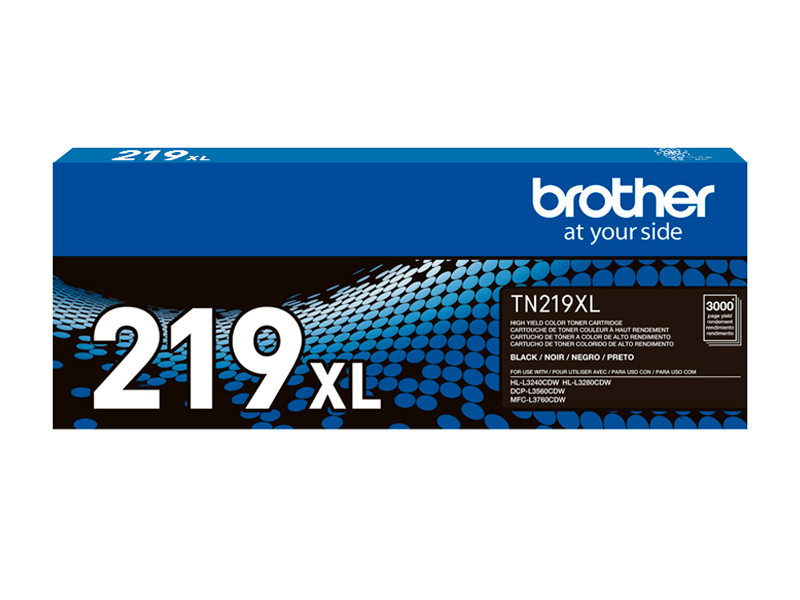 TONER BROTHER TN-219XL BLACK P/ L3560/ L3760/ L3280 3000KPG