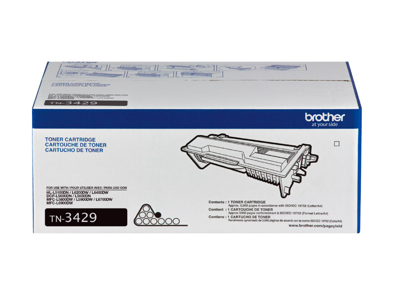 TONER BROTHER TN3429 P/HL-L5100DN/DCP-L5650DN 3K PGS