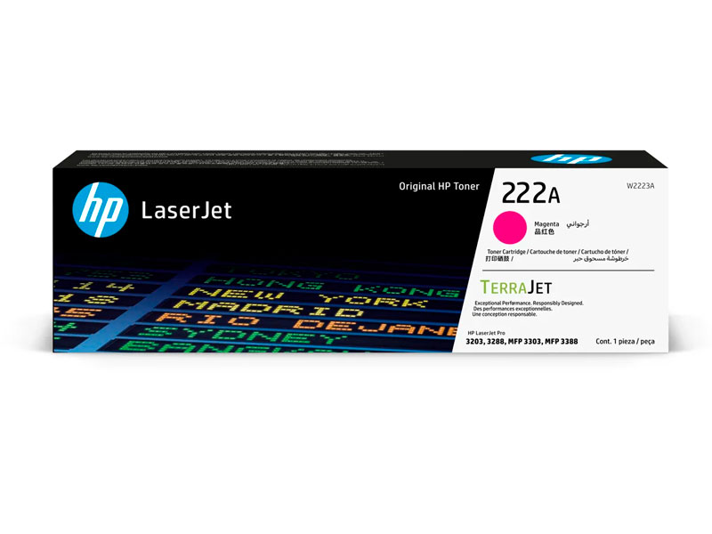 TONER HP W2223A (222A) MAGENTA P/ LJ 3203/ 3288/ MFP 3303/ 3388/ 1200 PGS