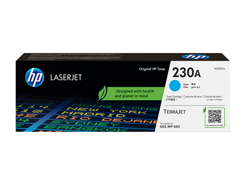 TONER HP W2301A (230A) L.J.4303FDW CYAN 1,800 PAGS