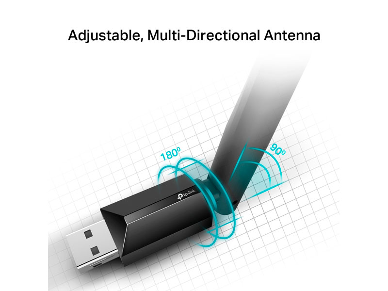 ADAPTADOR TP-LINK USB AC600 DOBLE BANDA T2UPLUS