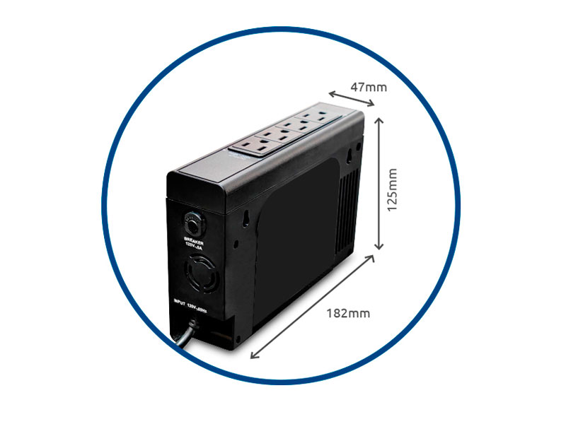 UPS CDP INTERACTIVO PORTATIL LI-504I 500VA/ 250W/ 4SALIDA/ BAT