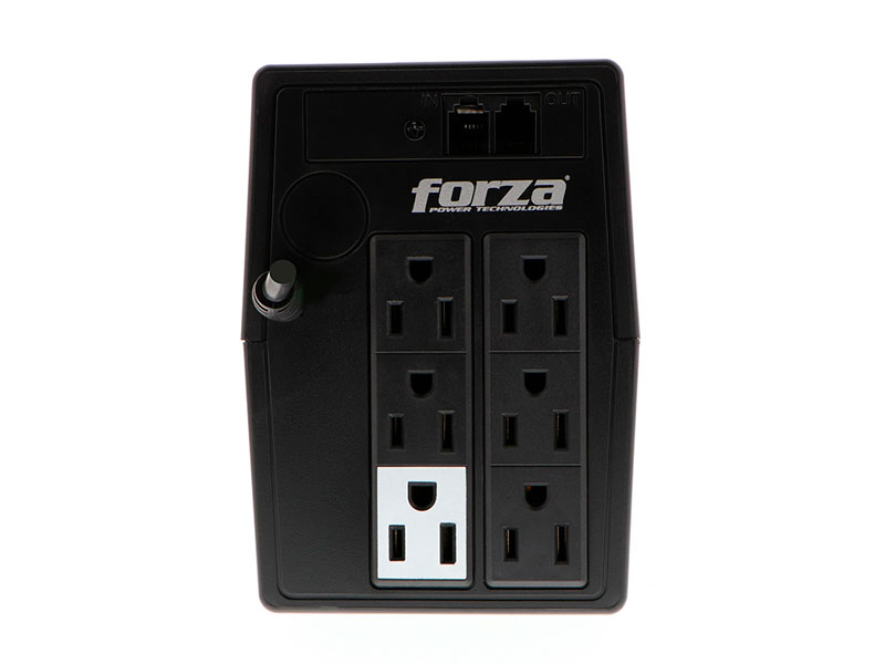 UPS FORZA 750VA NT-752U 375W 25 MIN 220V 6 TOMAS
